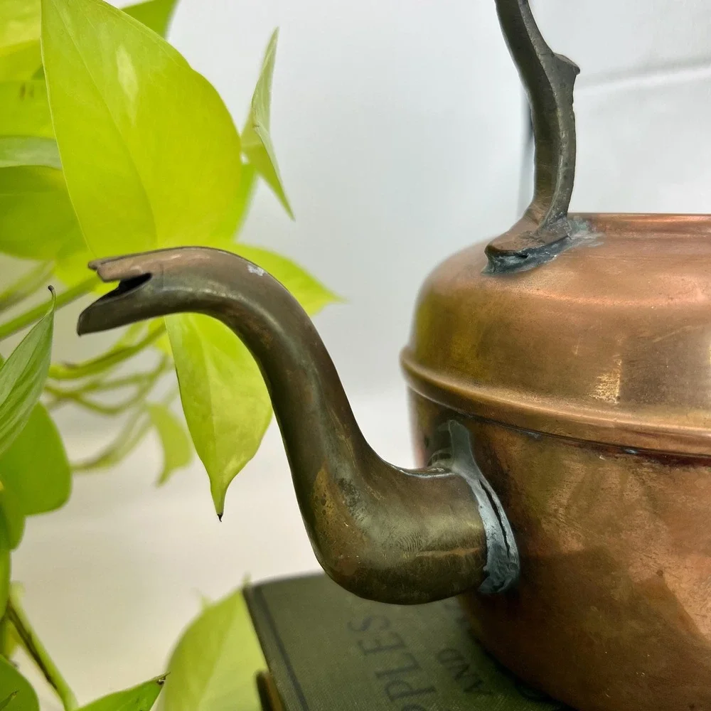 Vintage Copper Kettle Greenbrier Birmingham Alabama Farmhouse Kitchen French